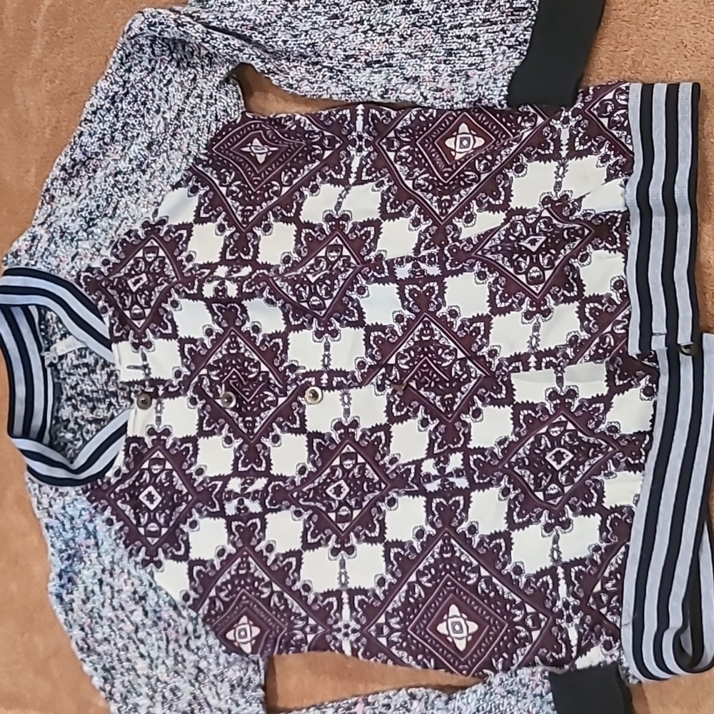 Silky knit jacket
